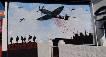 Mural by The Marvellous Mural Men, Stoke Road Gosport